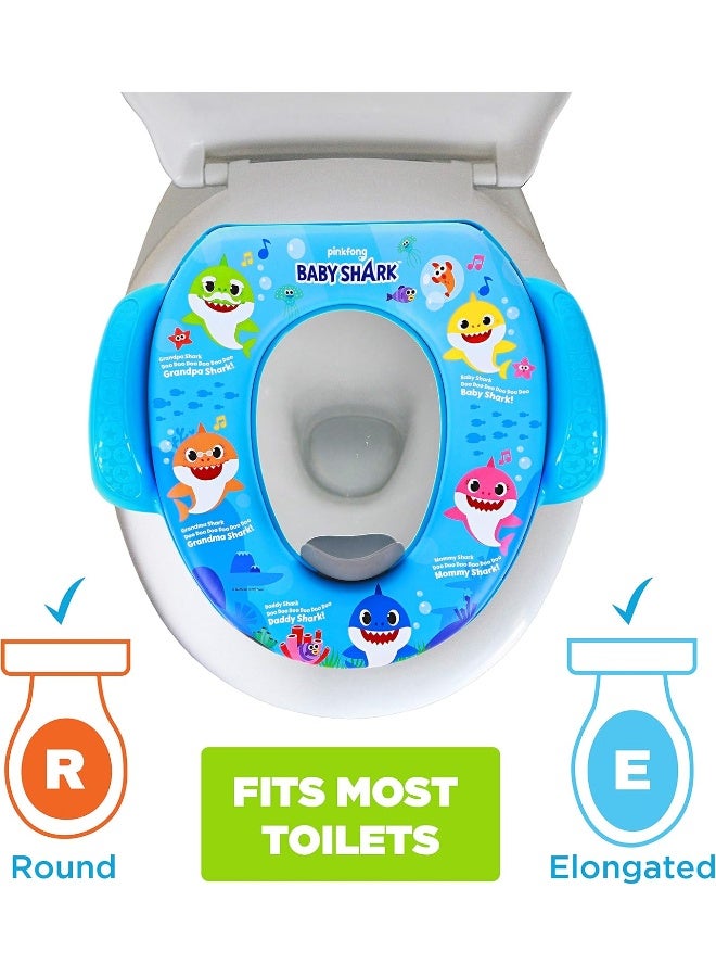 Nickelodeon Baby Shark 'Sharktastic' Soft Potty Seat and Potty Training Seat - Soft Cushion, Baby Potty Training, Safe, Easy to Clean - Image 4