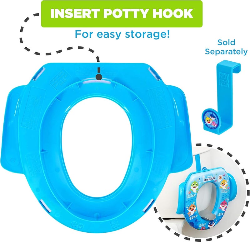 Nickelodeon Baby Shark 'Sharktastic' Soft Potty Seat and Potty Training Seat - Soft Cushion, Baby Potty Training, Safe, Easy to Clean - Image 5