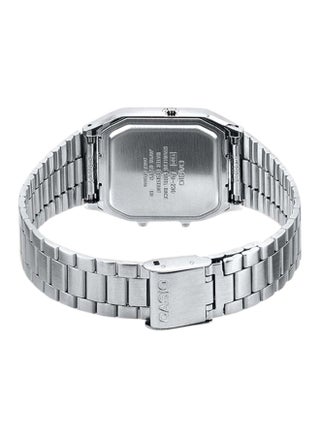 Men Vintage Water Resistant Analog & Digital Watch AQ-230A-7DMQ - 30 mm - Silver - view 2