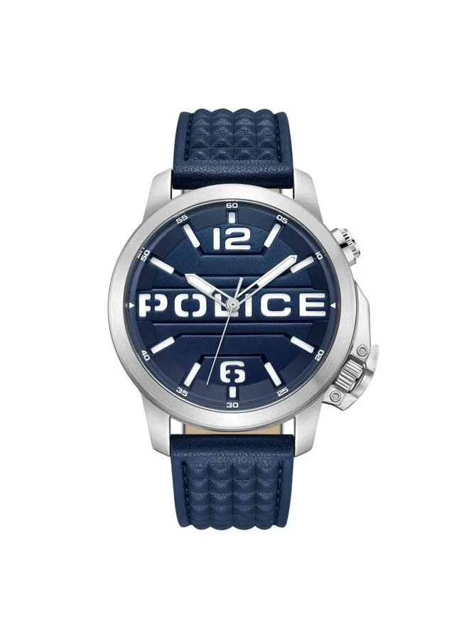 POLICE Gift Set Box for Men - Analog-Digital Watch & Leather Wallet