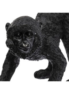 atmosphera Contemporary and Elegant Design Polyresin Monkey Statue Black 9.7 x 41 x 15.5 cm 168314  - Image 2