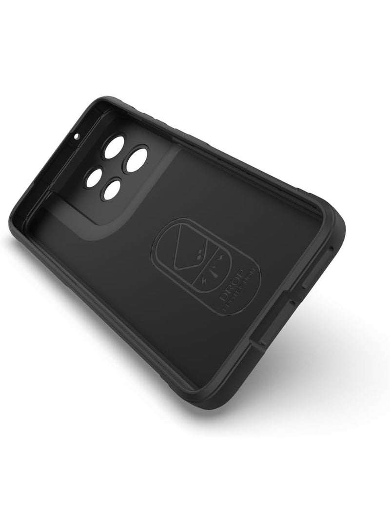 مناسبة لأنّ موتورولا حافة 50 5G حالة الهاتف المحمول ، 4D الثقيلة نمط الشريط لمس لينة سيليكون حالة الهاتف المحمول ، موتورولا حافة 50 5G ، أسود - Image 4