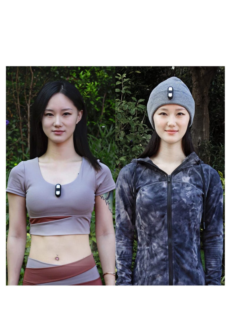 SYOSI 2 قطع مصابيح رأس قابلة للتثبيت ملحقات خوذة مصابيح LED ضوء قبعة مصباح يدوي قابل للتثبيت لمصابيح القبعة للصيد والتخييم وصيد السمك (أسود + أخضر) - Image 5