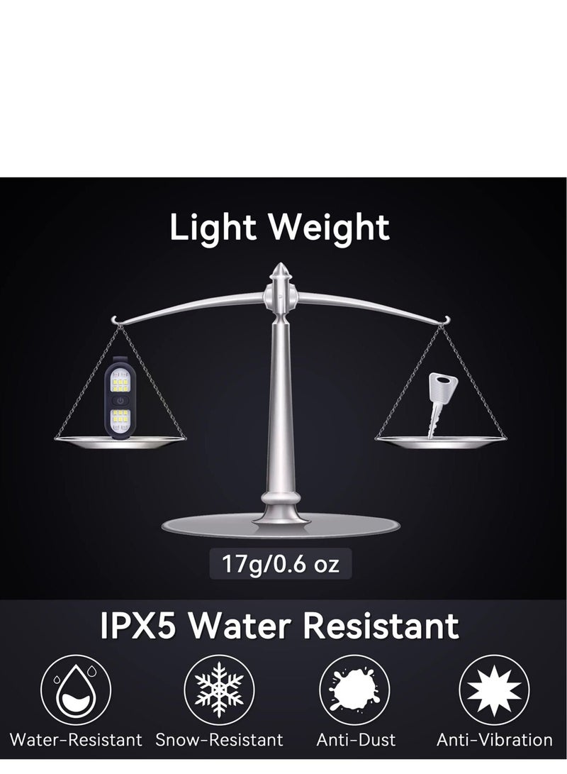 SYOSI 2 قطع مصابيح رأس قابلة للتثبيت ملحقات خوذة مصابيح LED ضوء قبعة مصباح يدوي قابل للتثبيت لمصابيح القبعة للصيد والتخييم وصيد السمك (أسود + أخضر) - Image 3