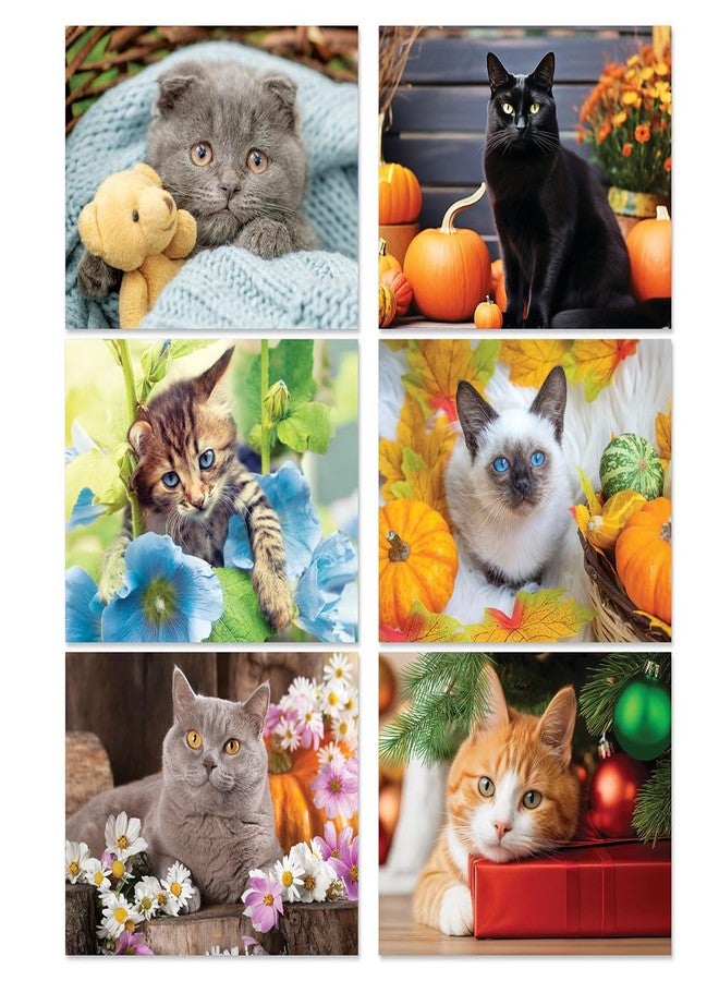 Current 2026 Love Those Cats Wall Calendar, 12-Inch x 9-Inch Size Closed, 18-Inch Size Open, Large Bookstore-Quality, Spiral-Bound Hanging Monthly Wall Calendars for Kitchen & Office - Image 4