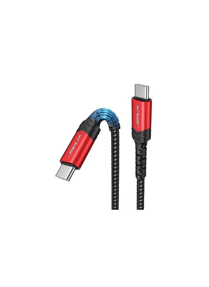 JSAUX - 100W 5A USB-C to USB-C Fast Charging Cable - data cable (3.3ft/1M) - Image 1