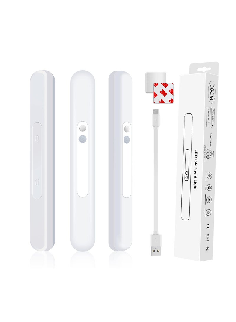 Y&D Sensor Lights, 74LED Under Cabinet 2200mAh Motion Lights Indoor, Stairs Light, Wireless USB Rechargeable LED Wardrobe [Energy Class A++], Stick-on Wardrobe, Closets - Image 1