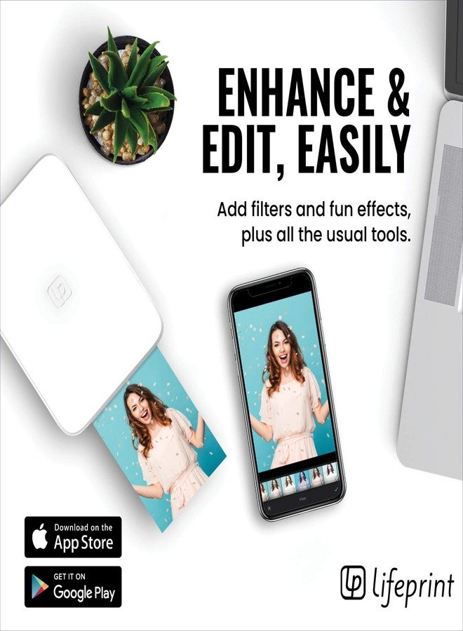 Lifeprint 3x4.5 Portable Photo and Video Printer for iPhone and Android. Make Your Photos Come to Life w/Augmented Reality - White - Image 3