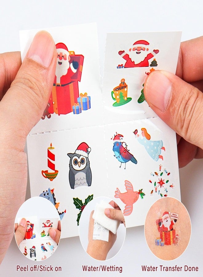 Airnogo 350 Pcs Luminous Christmas Tattoos for Kids - Stocking Stuffers for Kids, Glow In The Dark Party Supplies, Temporary Tattoos Stickers for Girls & Boys, Xmas Party Favors - Image 4