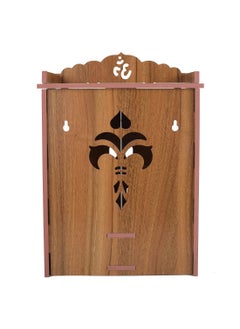 Lyrics Lyrics Creation Beautiful MDF Wooden TempleHome Temple Pooja Mandir Wall Hanging and Table Top Home Mandir Temple Home Decor Beautiful Wooden Temple Dark Brown 432319 cm Brown  - Image 5