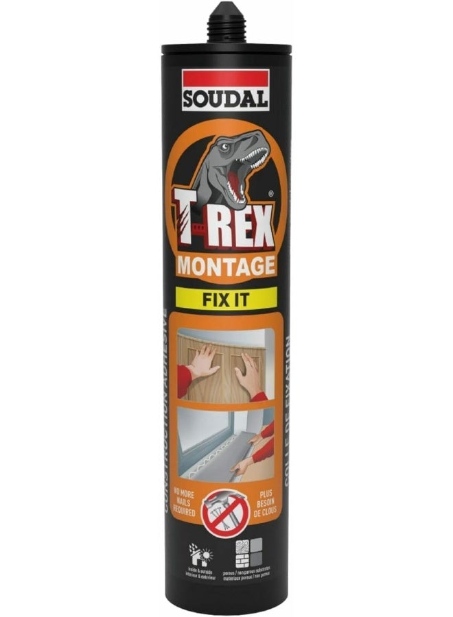 لاصق سيليكون سودال T-REX مونتاج (بيج) 350 مل
