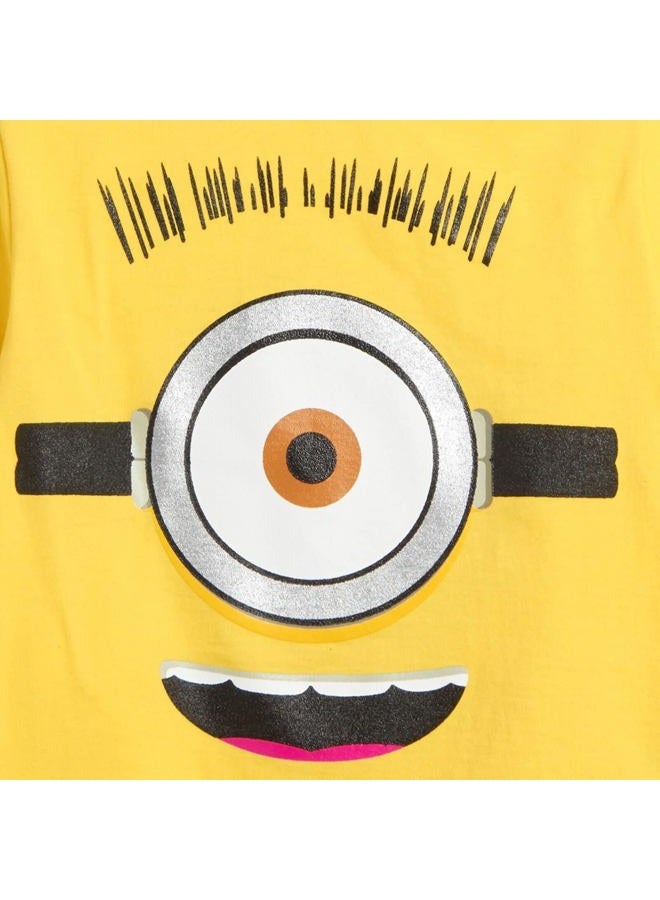 Despicable Me Universal Studios Minions Toddler Boys T-Shirt Shorts Set Yellow-Black 2T - Image 5