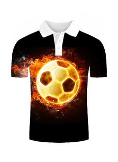 KUYING New One Piece Printed Casual Polo Shirt  - Image 1