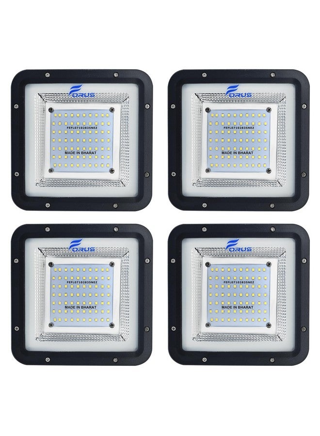 Forus 50W LED Flood Light 5 Years Warranty, IP67 Waterproof Outdoor LED Flood Lights, High Mast Focus Light, Halogen Flood Light for Factory, Garage, Parking,Garden,Shop,Warehouse,Tent, Cool White 4PC - Image 1