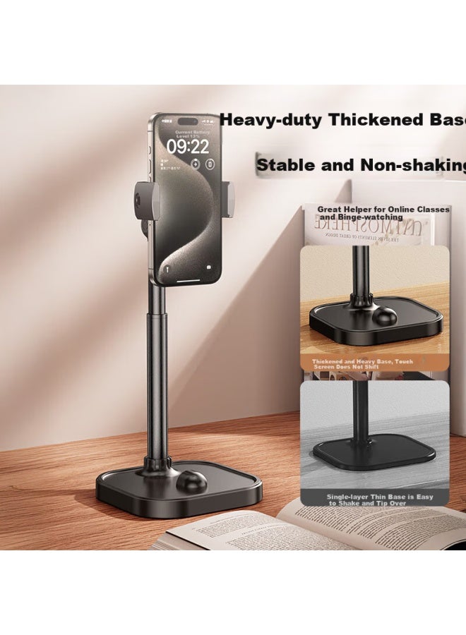 Stiger Desktop Stand For Mobile Phones, Adjustable Height Extension Shooting Support Stand For Overhead Shots, Suitable For Ipad And Tablets, Lazy Person's Drama Watching Video Artifact - Image 4