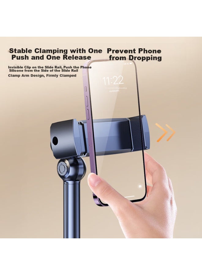 Stiger Desktop Stand For Mobile Phones, Adjustable Height Extension Shooting Support Stand For Overhead Shots, Suitable For Ipad And Tablets, Lazy Person's Drama Watching Video Artifact - Image 5