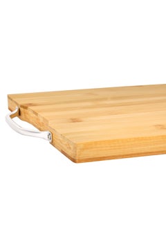 DELCASA Delcasa Organic Bamboo Cutting Board, Strong Metal Handle Durable & Lightweight - Antibacterial  - Image 3