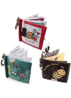 Generic Tony Lvee Three Animal Cloth Book Baby Cloth Book-Color:Fox Cloth Book  - Image 2