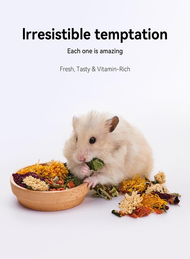 Niteangel Hamster Snack & Treats Toy: - Small Animal Natural Treat Mix for Dwarf Syrian Robo Hamsters Gerbils Mice Lemmings Degus or Other Small-Sized Pets (Vegetable Combo - 40g) - Image 2