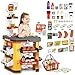 deAO Supermarket Playset for Kids with Working Scanner Register Toy Pretend PlayKid Grocery Store Playset 54PCS Play Food AccessoriesChristams Birthday Gift for 3 4 5 Kids Boys Girls - Image 4