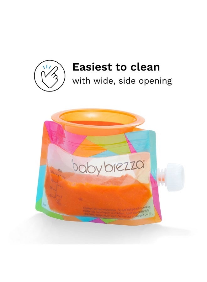 Baby Brezza أكياس طعام قابلة لإعادة الاستخدام من بيبي بريزا - عبوة 10 - Image 3