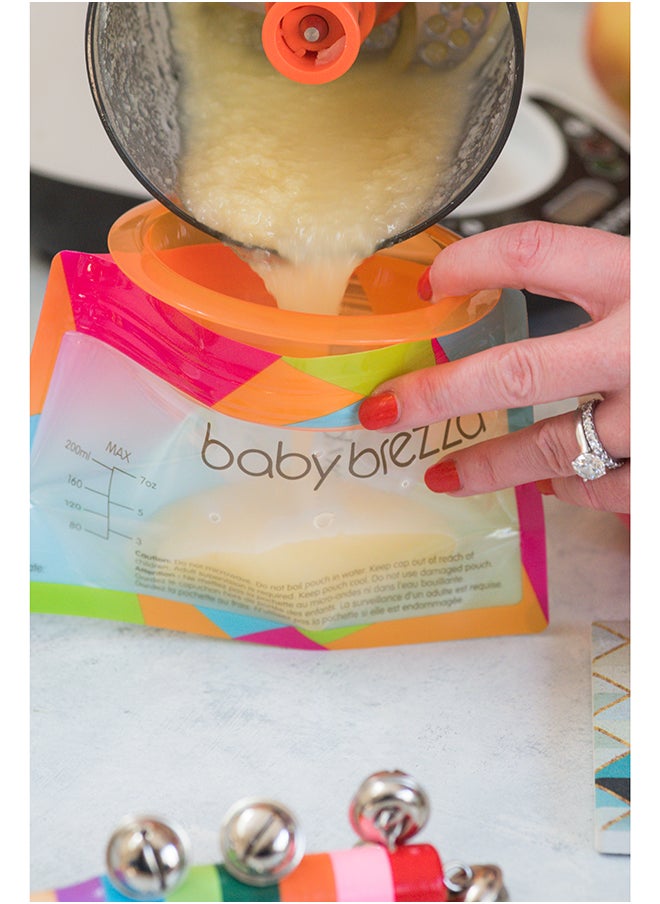 Baby Brezza - Reusable Baby Food Storage Pouche 7Oz - Image 1