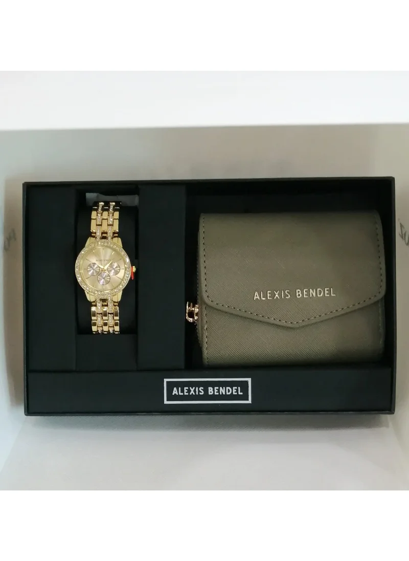 Alexis Bendel Alexis Bendel Women's Watch with Wallet Set  Gold Steel A0965G-42-A27