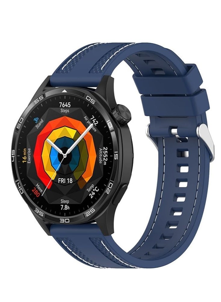 22mm Braid Nylon Silicone Strap For Watch GT5 22mm GT5 Runner - Image 1