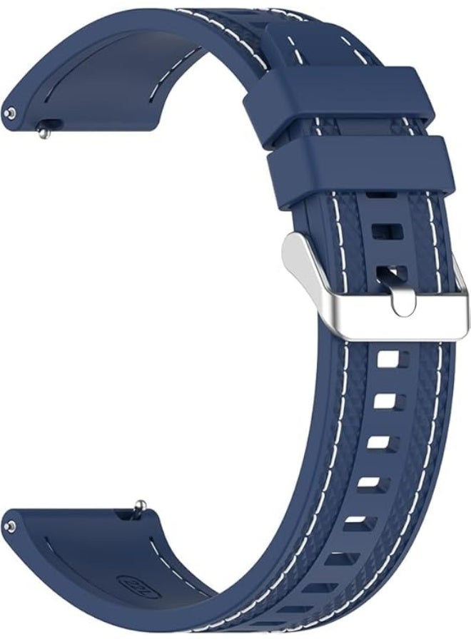 22mm Braid Nylon Silicone Strap For Watch GT5 22mm GT5 Runner - Image 2