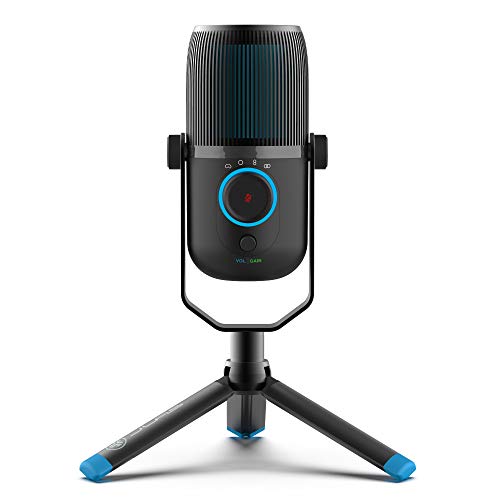 Jlab ميكروفون USB من JLab Talk، مخرج USB-C، كارديويد، متعدد الاتجاهات، ستيريو أو ثنائي الاتجاه، معدل عينة 96k، استجابة تردد 20Hz - 20kHz، تحكم في الصوت، تحكم في الكسب، كتم سريع، توصيل وتشغيل - Image 1