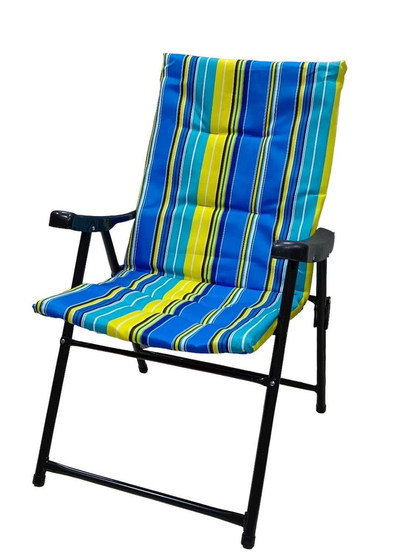 GO2CAMPS Foldable Camping Chair with Cusion Premium Quality/Beach Chair/Garden Chair/Fishing Chair/Picnic Chair  - Image 1