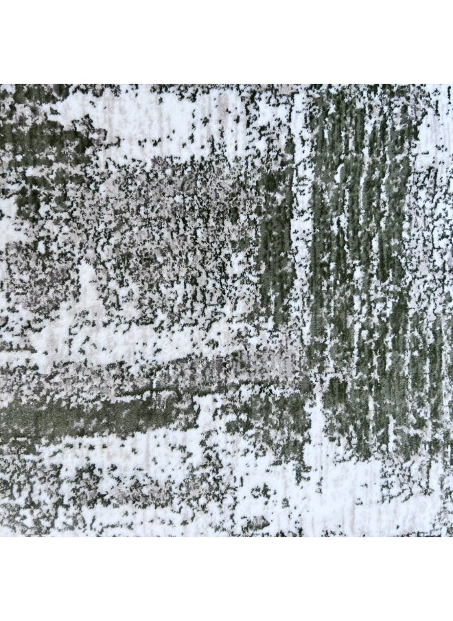 HANDPICKED FURNITURE Handpicked Furniture Abstract Green Rug, Ultra Soft Area Carpets For Bed Room, Living Room, And Dining Room, Antislip Floor Carpets, Easy To Clean, Made In Turkey  - Image 3