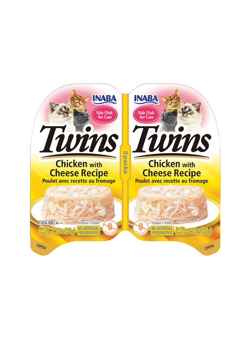 INABA Twins Cup Chicken With Cheese Recipe Pack of 2 35G - Image 1