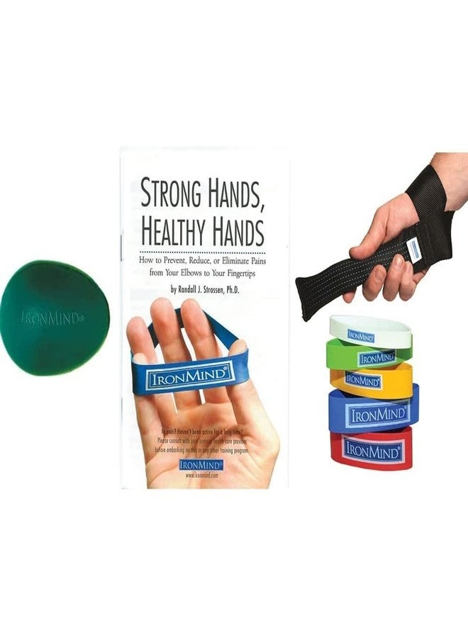 IronMind Strong and Healthy Hands Kit: EGG, Bands & Wrist Defender - Rehabilitation/Prehabilitation for Carpal Tunnel, Tennis Elbow, Golfer's Elbow, Little League Elbow, Repetitive Stress Injuries - Image 1