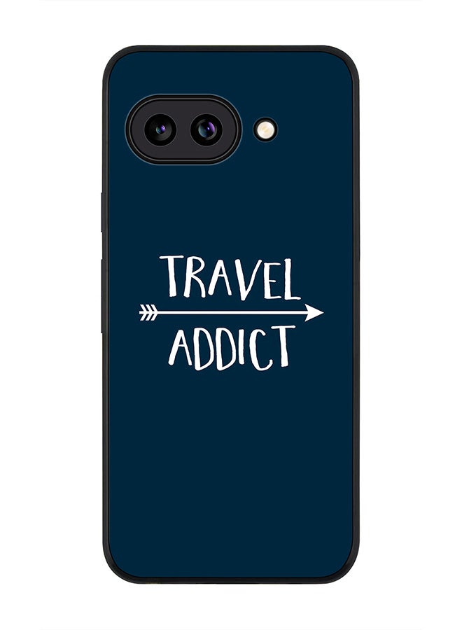 Stylizedd For Google Pixel 9a Case,Slim fit Camera Protection, Shockproof Thin Phone cover  - Travel Addict