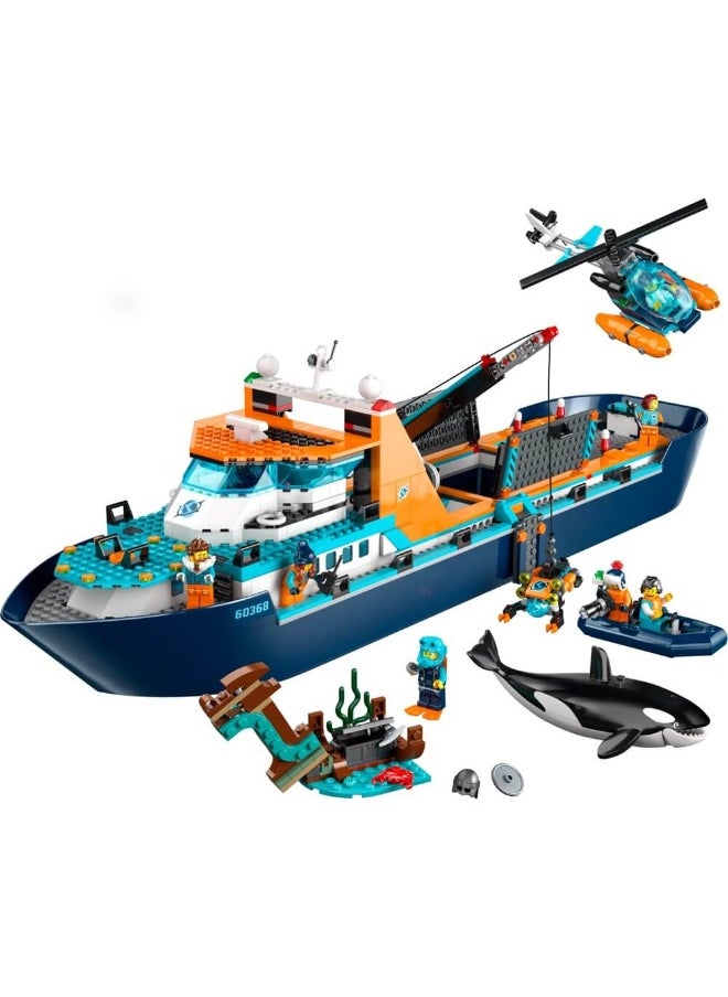 LEGO LEGO City Arctic Explorer Ship 60368 Building Toy Set (815 Pieces)  - Image 1
