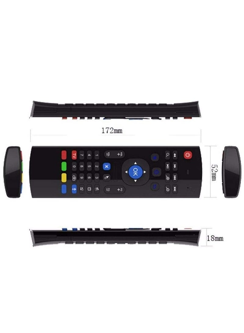 ELTRAZONE MX3-M 2.4G Wireless Keyboard Mouse Wireless Remote Control with Build In Mic for Android TV Box - Image 2