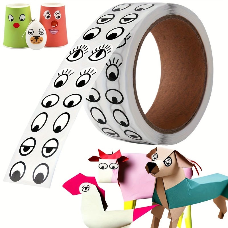 18 Pairs Self Adhesive Eye Sticker Labels for Crafts Home Holiday Decor - Image 1