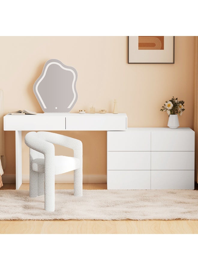 Generic Elegant and Efficient Dressing Table for Contemporary Living Spaces with LED on table and Mirror  - Image 5
