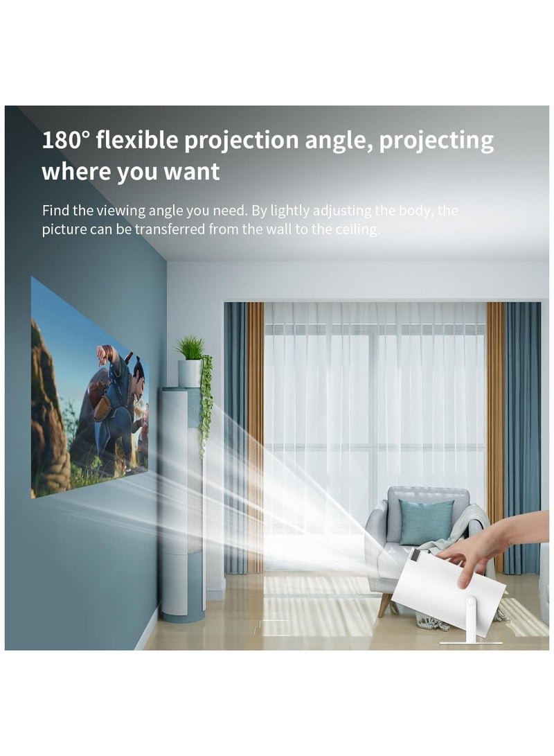 Portable 5G WIFI Projector - Full HD 1080P, Android 11.0, 130-inch Home Theater, Compatible with HDMI/USB/TV Stick/PS5/PS4/iOS - Ideal for Indoor & Outdoor Use, Perfect Birthday Gift  - Image 5