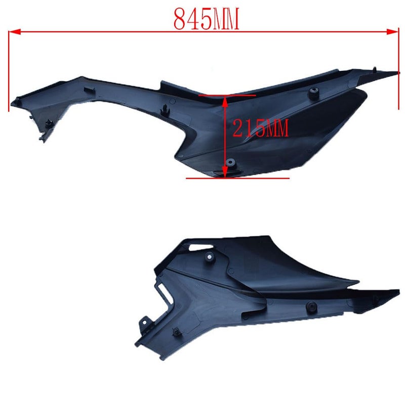 PPR PIT PRO RACING CRF110 Plastic Fairing Kit, Motorcycle Fender Cover Fits for CRF 110 2013 2014 2015 Dirt Pit Bike Motocross Off Road Motorcycle (white-black) - Image 3