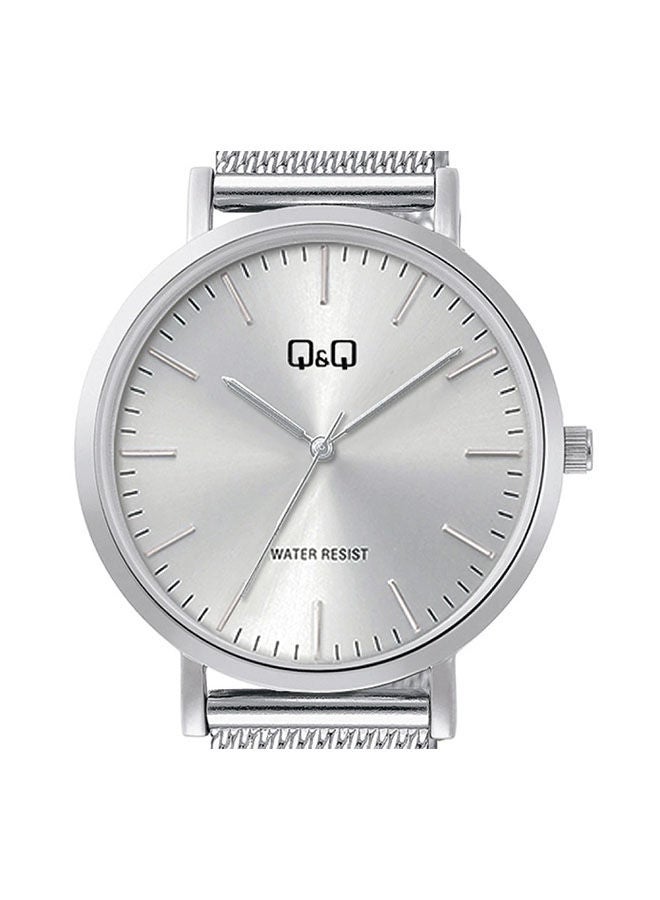 كيو آند كيو ساعة يد من ستانلس ستيل بعقارب C34A-004PY - Image 2