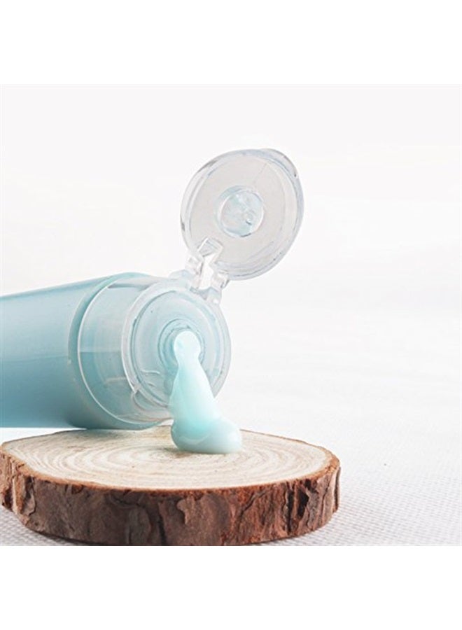 OTO 6 Pack Travel Size Plastic Squeeze Bottles for Liquids, 30ml/1 Fl. Oz TSA Approved Makeup Toiletry Cosmetic Containers - Image 5