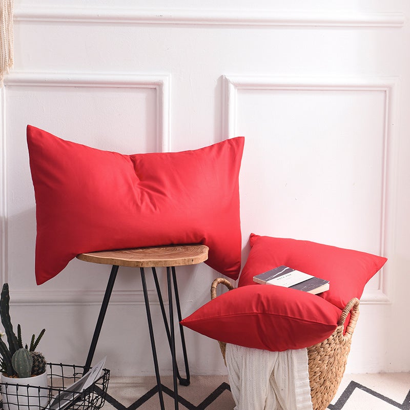 Pure Cotton Pure Color 40 Count Twill Bedding Single Product Pillowcase One Special Specification Multi-Color Selection - Image 1