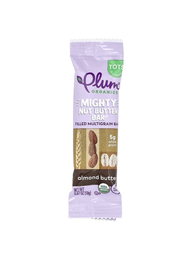 Plum Organics Plum Organics, Mighty Nut Butter Bar®, 15+ Months, Almond Butter, 5 Bars, 0.67 oz (19 g) Each  - Image 3