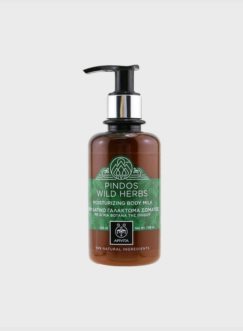 Apivita Pindos Wild Herbs Moisturizing Body Milk
