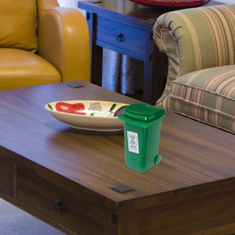 Desk Trash Can, Mini Waste Bucket for Office Use, Sturdy PP Material - Image 4