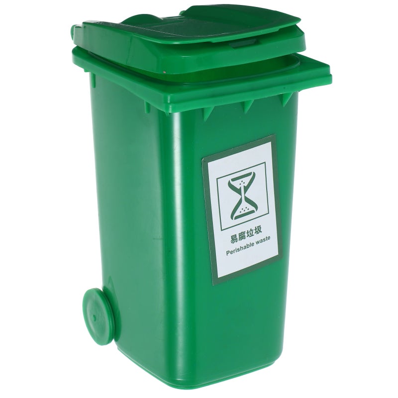Desk Trash Can, Mini Waste Bucket for Office Use, Sturdy PP Material - Image 1