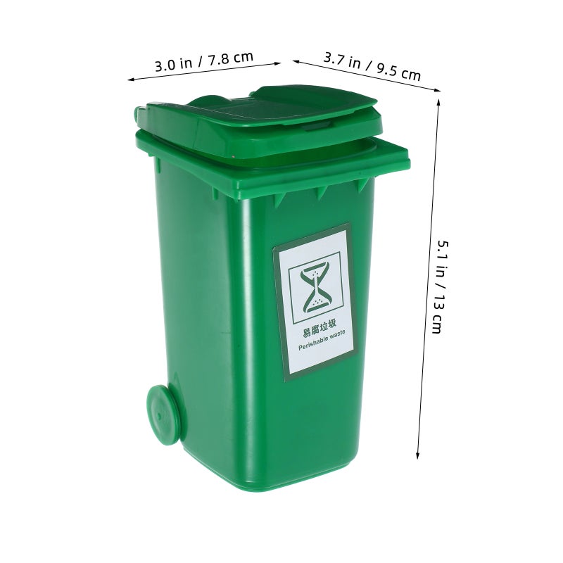 Desk Trash Can, Mini Waste Bucket for Office Use, Sturdy PP Material - Image 2