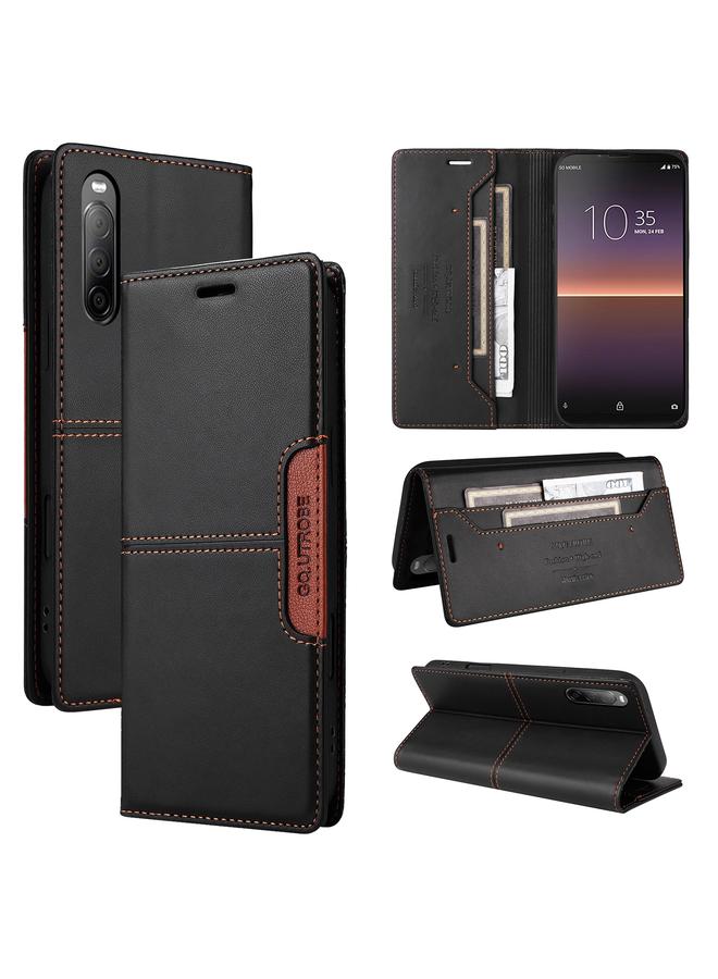 erorex Case For Sony Xperia 10 II G01 RFID Anti-theft Leather Phone Case - Image 1